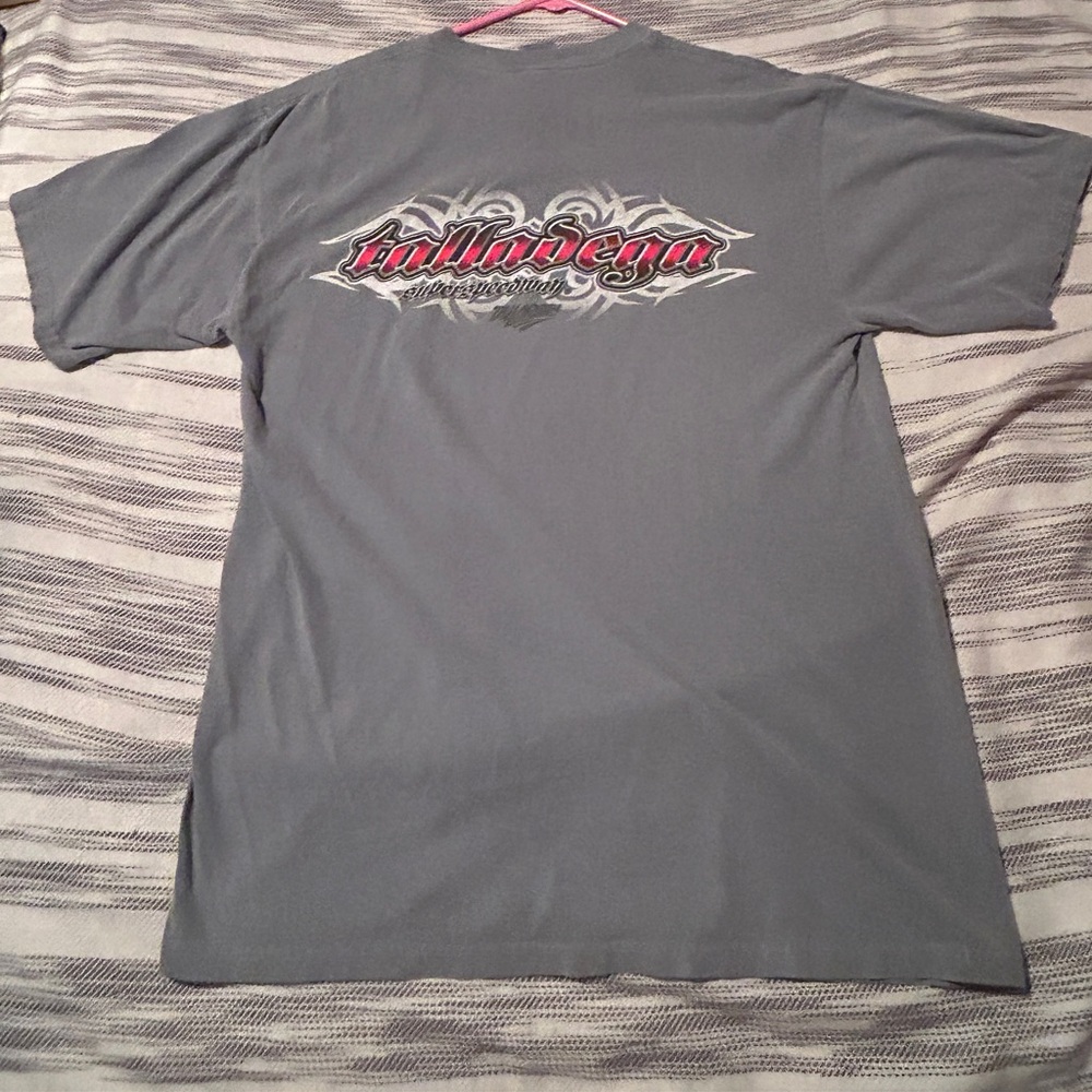 Talledega Speedway Racing Gray Men's T-Shirt